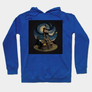 Starry Night Over The Burrow Hoodie